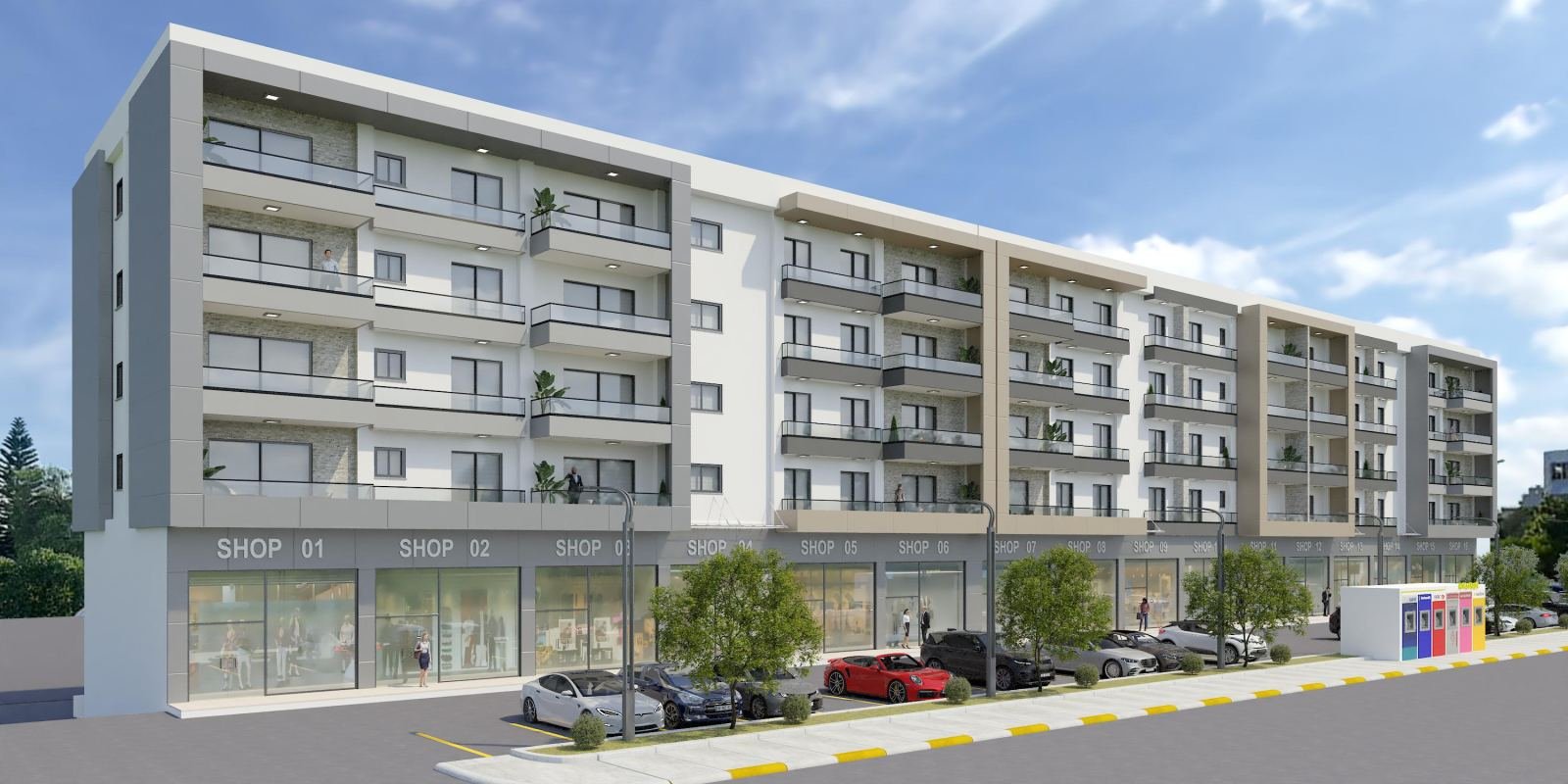 LEFKOŞA KÜÇÜKKAYMAKLI BÖLGESİNDE MODERN YAŞAMIN AYRICALIĞINI SUNAN ESNEK ÖDEME PLANINA SAHİP DÜKKAN ve DAİRELER