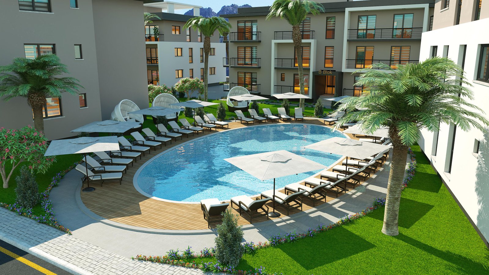 1+1 Wohnung in Alsancak, Girne