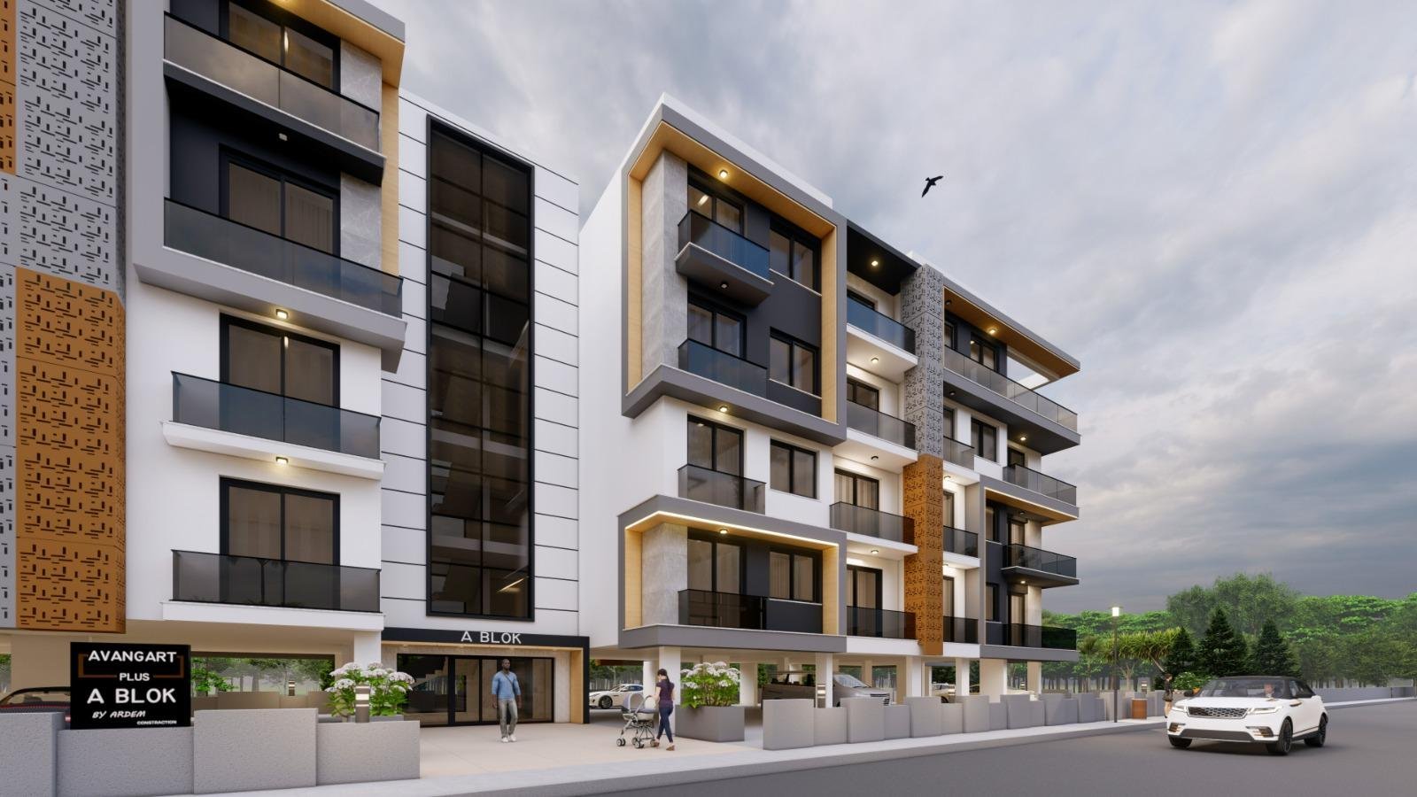 GİRNE MERKEZ'DE ÖDEME PLANI İLE PROJEDEN SATILIK 2+1-3+1 DAİRELER