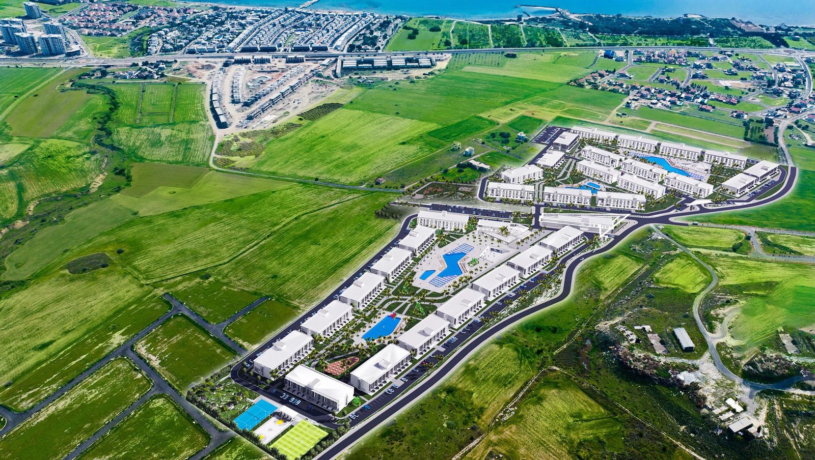 İSKELE LONG BEACH BÖLGESİNDE PROJE AŞAMASINDAN SATILIK LÜX DAİRELER