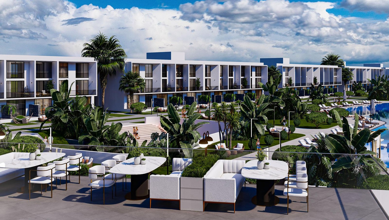 İSKELE LONG BEACH BÖLGESİNDE PROJE AŞAMASINDAN SATILIK LÜX DAİRELER