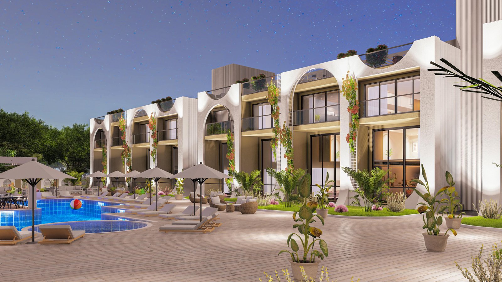Neubauprojekt: Penthouse in Bahçeli, Girne