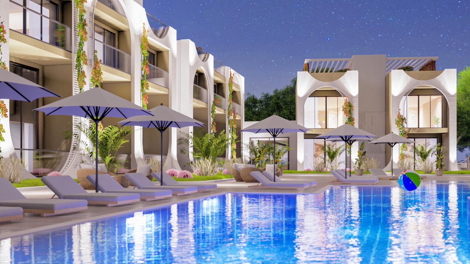 Neubauprojekt: Penthouse in Bahçeli, Girne