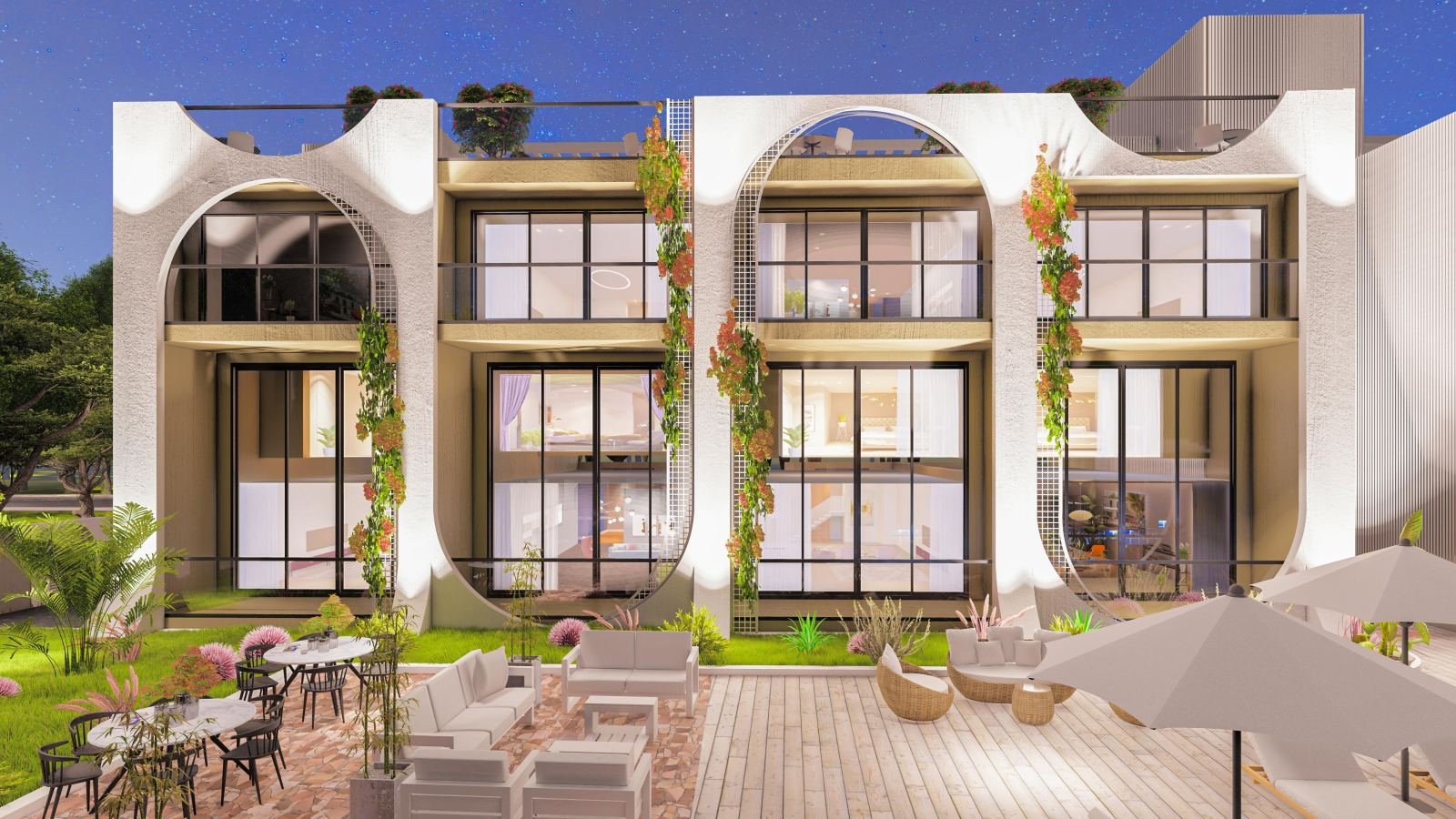 Neubauprojekt: Penthouse in Bahçeli, Girne