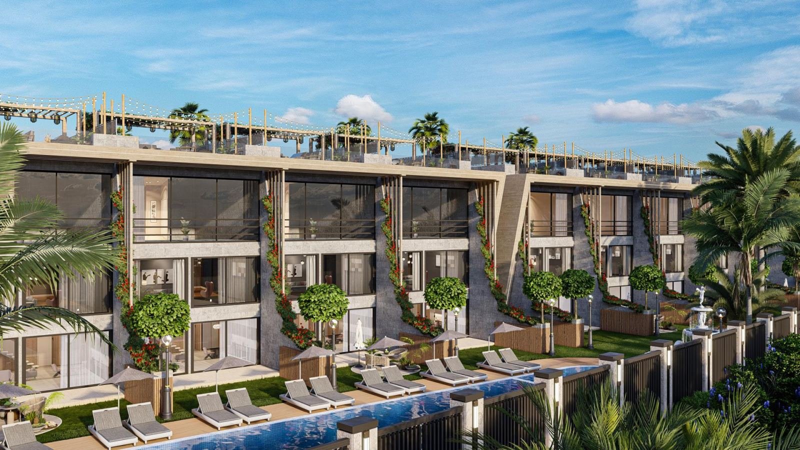 1+1 AND 2+1 LUXURY FLATS FOR SALE FROM THE PROJECT IN GIRNE ESENTEPE AREA