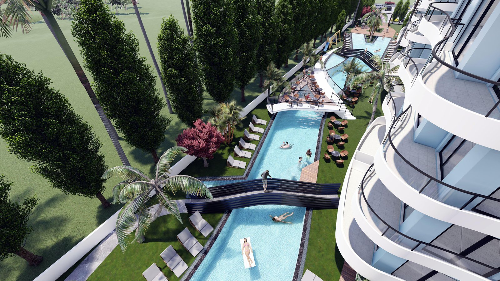 LUXURY LIFE IN İSKELE LONG BEACH 2 AND 3 BEDROOM FLATS FOR SALE