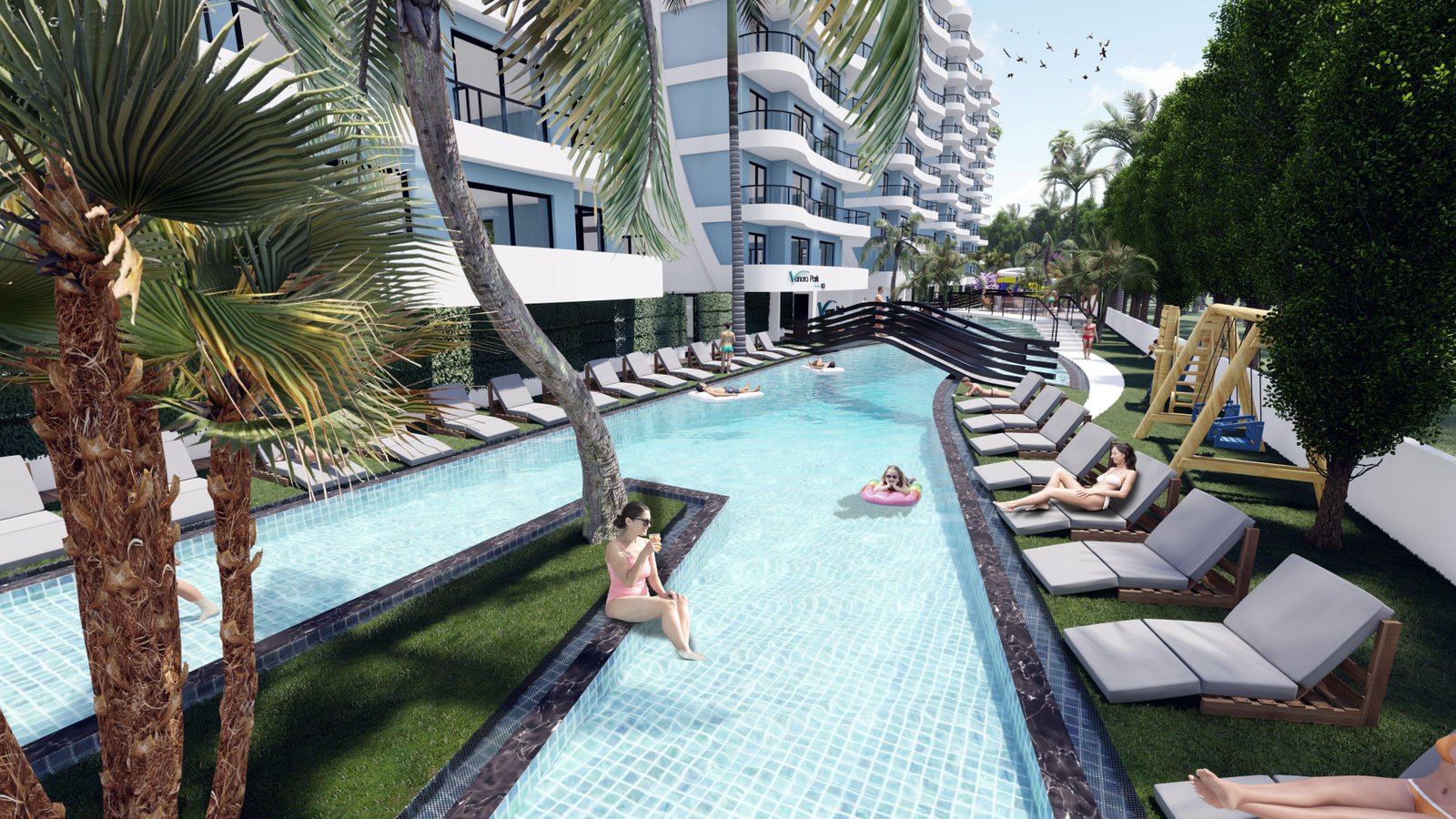 LUXURY LIFE IN İSKELE LONG BEACH 2 AND 3 BEDROOM FLATS FOR SALE