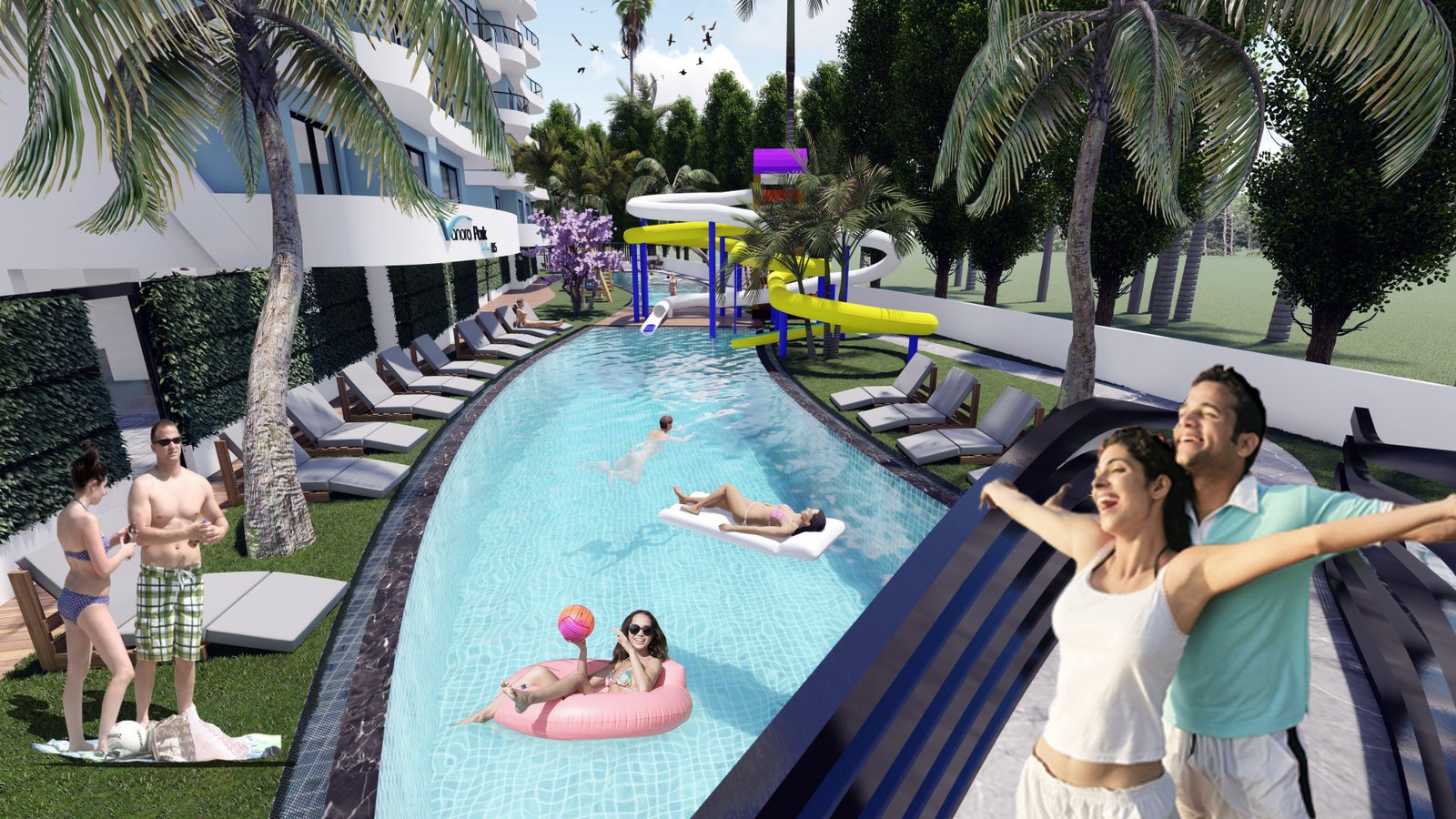 LUXURY LIFE IN İSKELE LONG BEACH 2 AND 3 BEDROOM FLATS FOR SALE