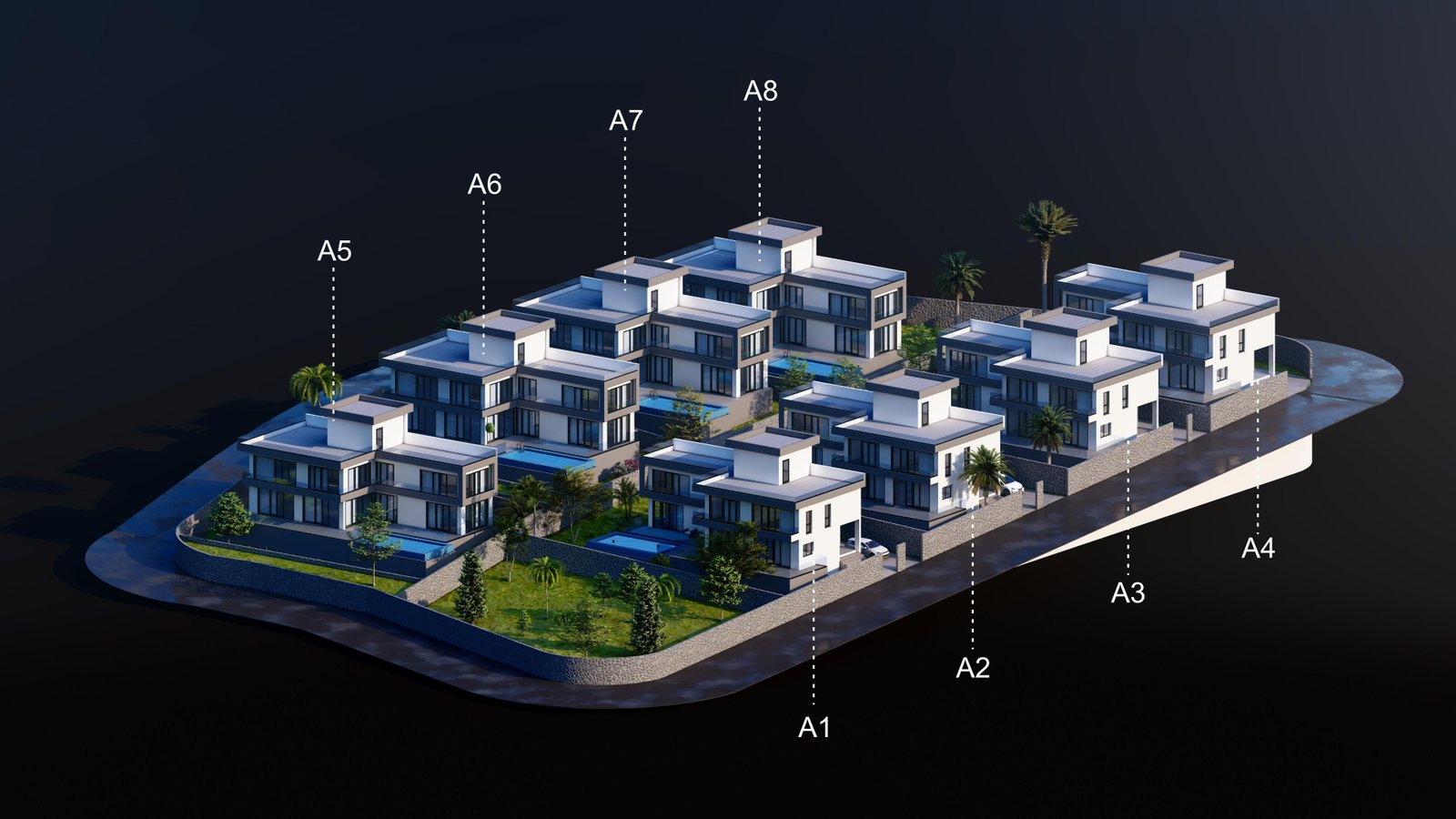 Neubauprojekt: Villa in Edremit, Girne