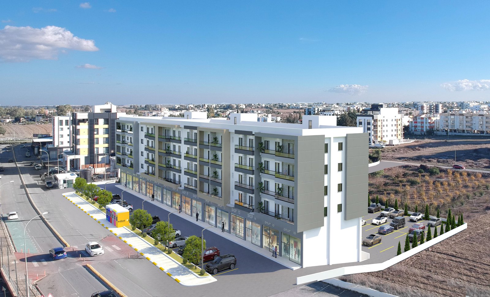 Neubauprojekt: Gewerbefläche in Küçük Kaymaklı, Lefkoşa